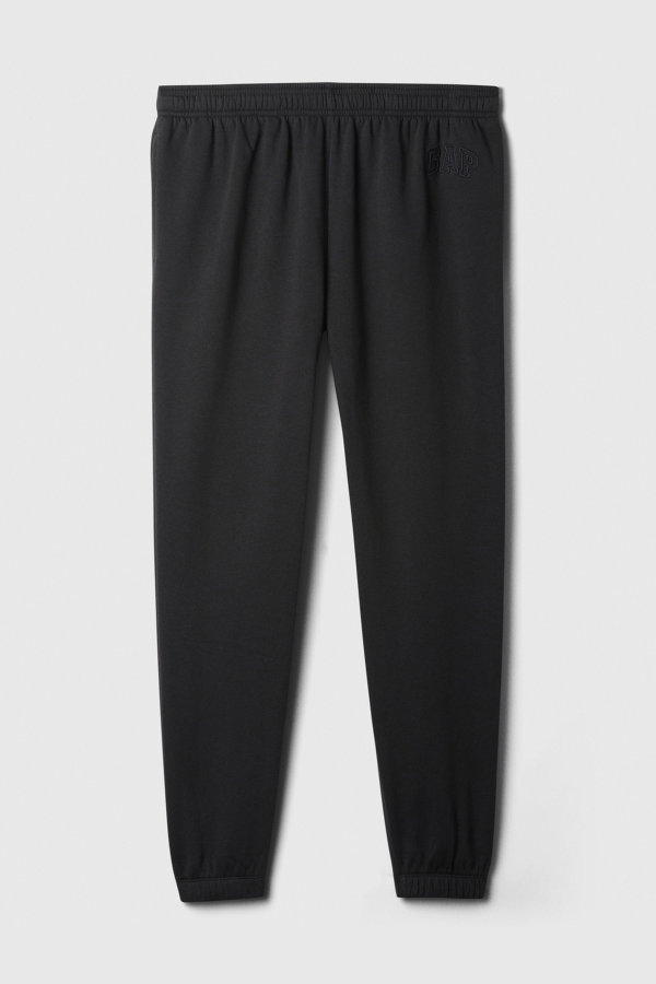 Gap V-Heritage Logo Fleece Jogger Erkek Eşofman Altı SIYAH