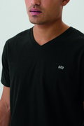 Gap V Yaka Erkek T-shirt SIYAH