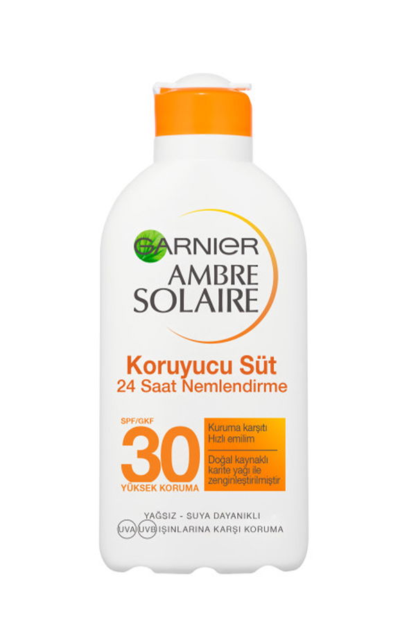 Garnier Ambre Solaire Güneş Koruyucu Süt GKF30 200ML STD Garnier Ambre Solaire Güneş Koruyucu Süt GKF30 200ML STD