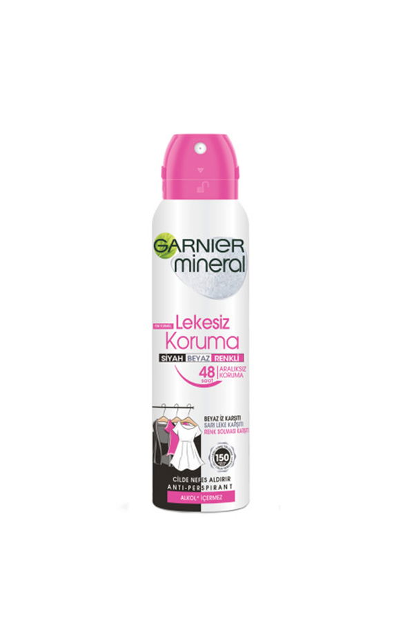 Garnier Anti - Perspirant Sprey Deodorant - Lekesiz Koruma 150 ml STD Garnier Anti - Perspirant Sprey Deodorant - Lekesiz Koruma 150 ml STD