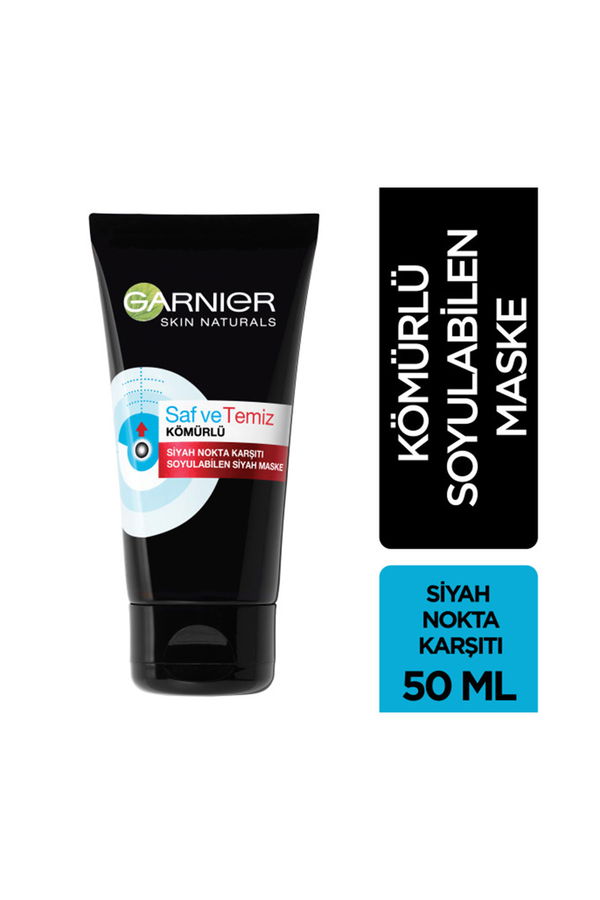 Garnier Kömürlü Siyah Nokta Karşıtı Soyulabilen Maske 50ml STD Garnier Kömürlü Siyah Nokta Karşıtı Soyulabilen Maske 50ml STD