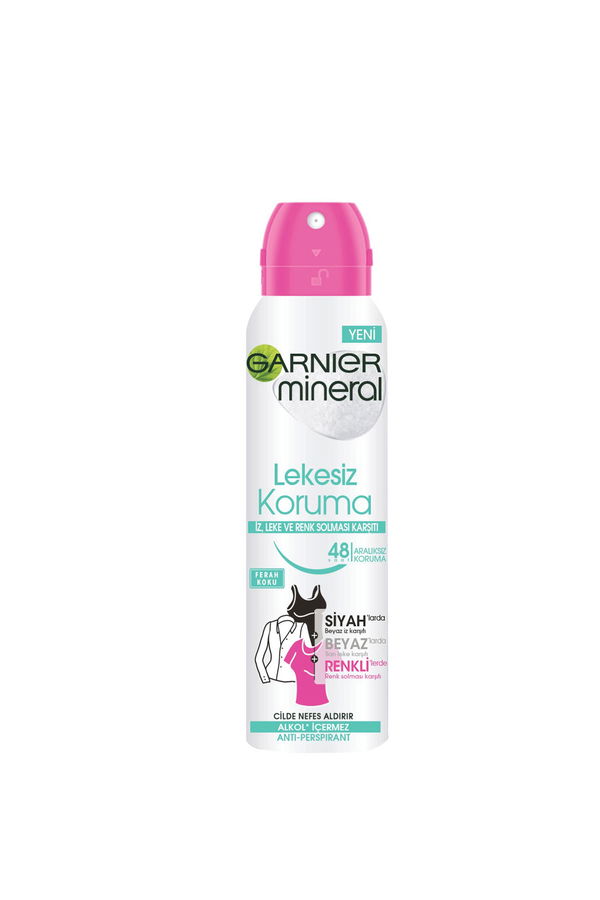 Garnier Lekesiz Koruma Ferah Koku Deodorant 150 ml STD Garnier Lekesiz Koruma Ferah Koku Deodorant 150 ml STD