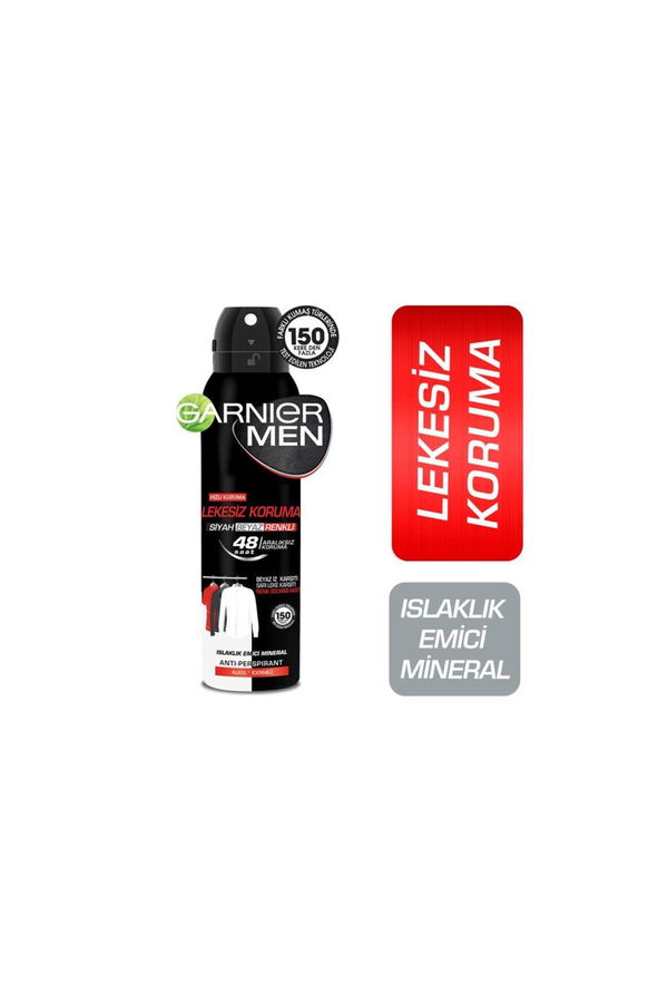 Garnier Men Lekesiz Koruma Aerosol STD Garnier Men Lekesiz Koruma Aerosol STD