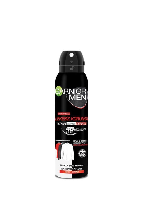 Garnier Men Lekesiz Koruma Aerosol STD Garnier Men Lekesiz Koruma Aerosol STD