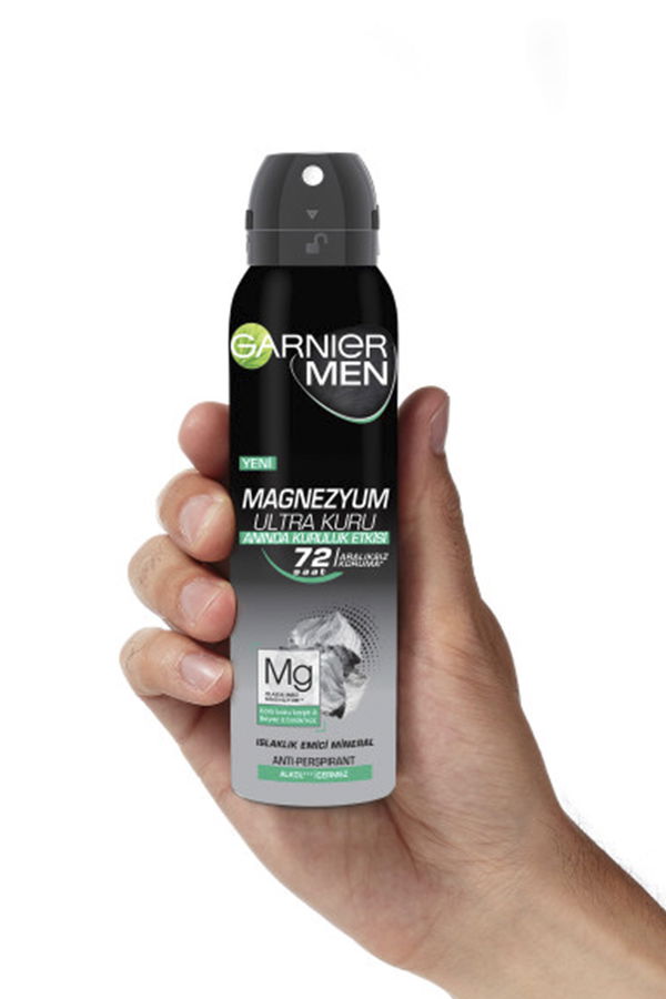 Garnier Men Magnezyum Ultra Kuru Sprey Deodorant STD