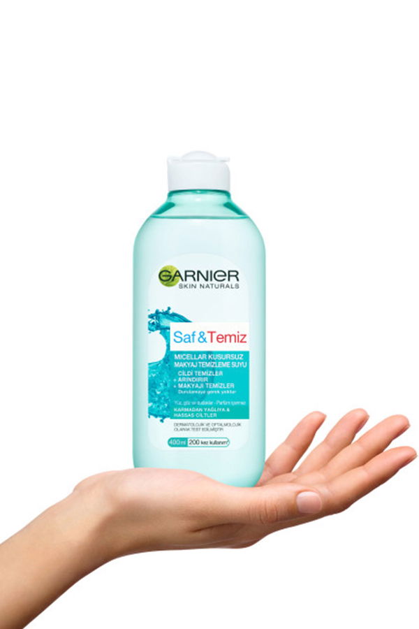 Garnier Saf & Temiz Micellar Kusursuz Makyaj Temizleme Suyu 400ML STD Garnier Saf & Temiz Micellar Kusursuz Makyaj Temizleme Suyu 400ML STD