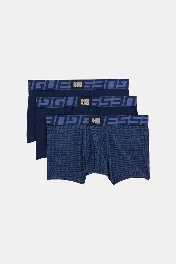 Guess 3lü Erkek Boxer LACIVERT