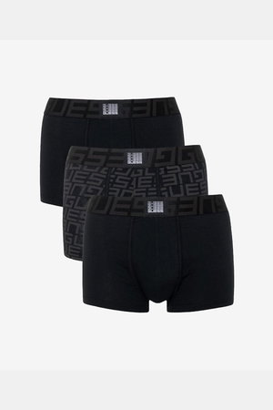 Guess 3lü Erkek Boxer SIYAH