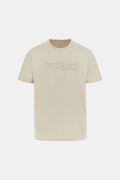 Guess Baskılı Erkek T-shirt BEJ
