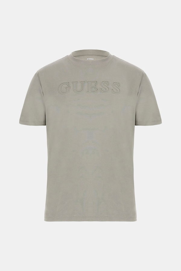 Guess Baskılı Erkek T-shirt K GRI