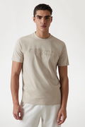 Guess Baskılı Erkek T-shirt KUM