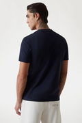 Guess Baskılı Erkek T-shirt Lacivert