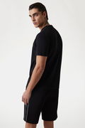 Guess Baskılı Erkek T-shirt Siyah