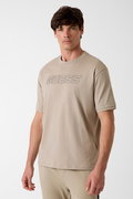 Guess Bisiklet Yaka Erkek T-shirt Gri