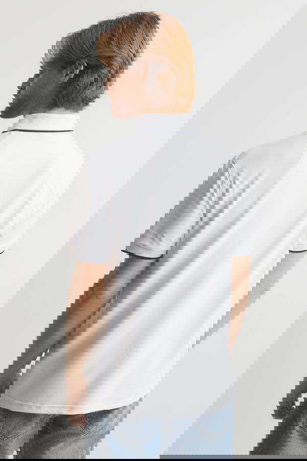 Guess Erkek Polo Yaka T-shirt Beyaz