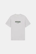 Guess Erkek Bisiklet Yaka T-shirt Beyaz
