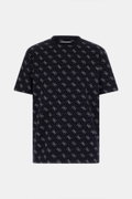 Guess Erkek Bisiklet Yaka T-shirt LACIVERT