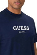 Guess Erkek Bisiklet Yaka T-shirt SIYAH