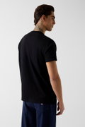 Guess Erkek Bisiklet Yaka T-shirt SIYAH
