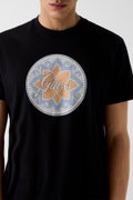 Guess Erkek Bisiklet Yaka T-shirt SIYAH