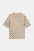 Guess Erkek Bisiklet Yaka T-shirt BEJ
