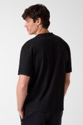 Guess Erkek Bisiklet Yaka T-shirt SIYAH