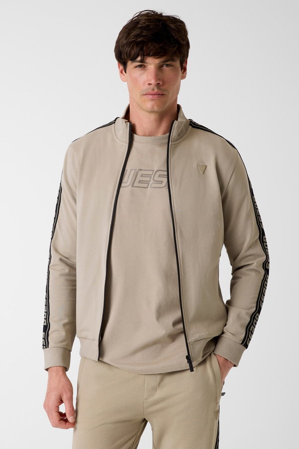 Guess Erkek Fermuarlı Sweatshirt KUM