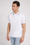 Guess Erkek Polo Yaka T-shirt Beyaz