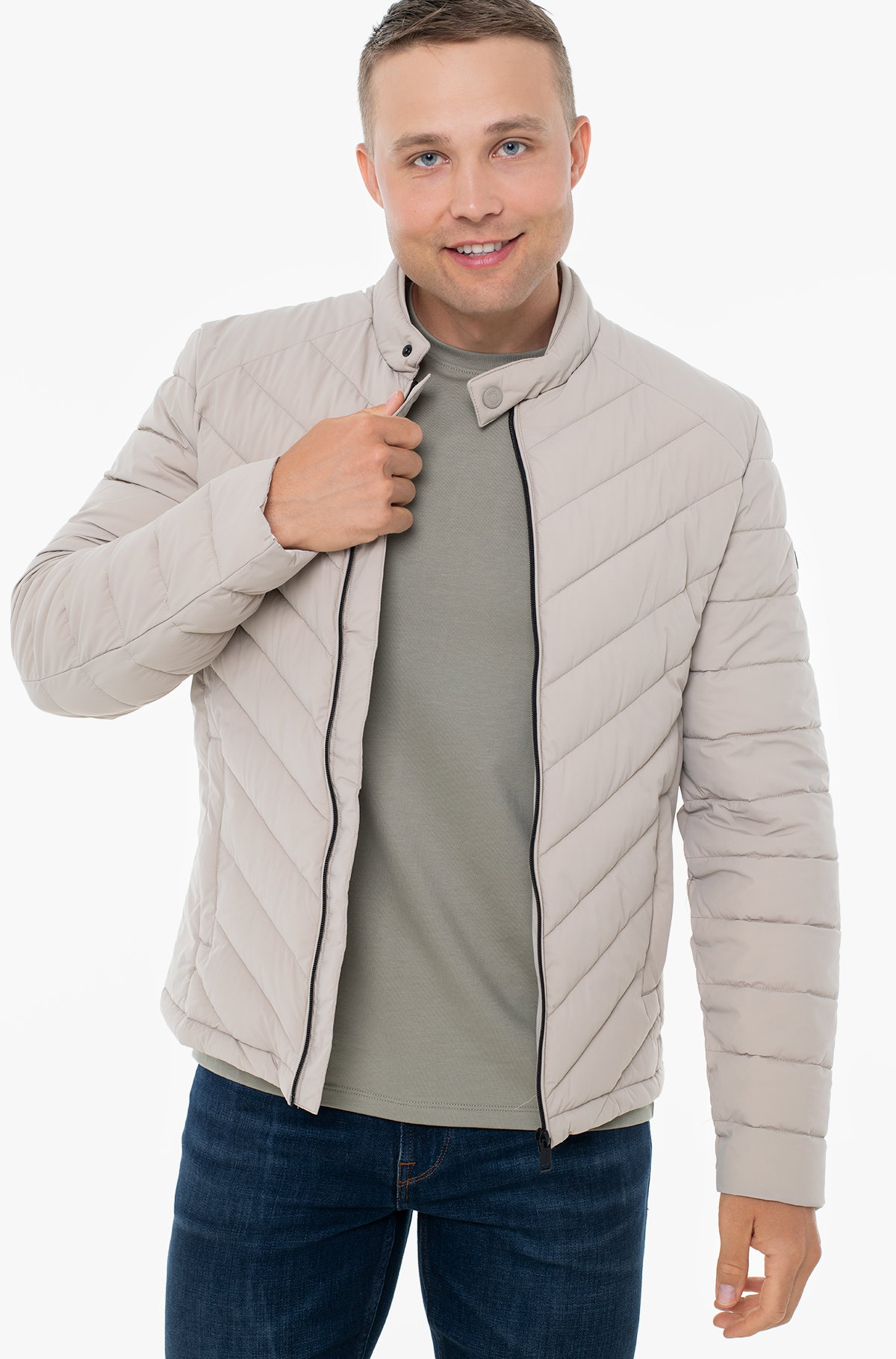 Guess Erkek Şişme Mont HAKI