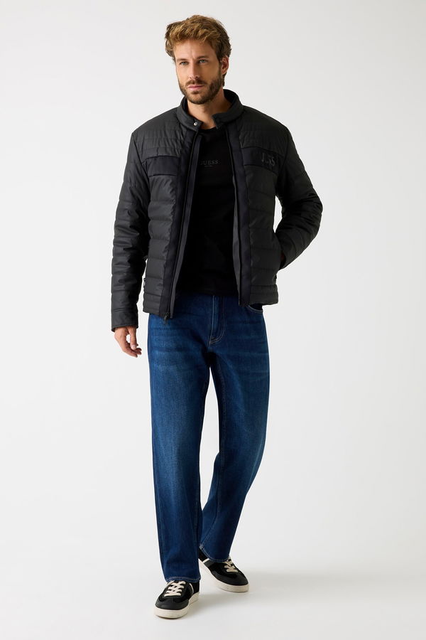 Guess Erkek Şişme Mont SIYAH