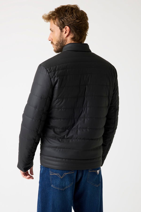 Guess Erkek Şişme Mont SIYAH