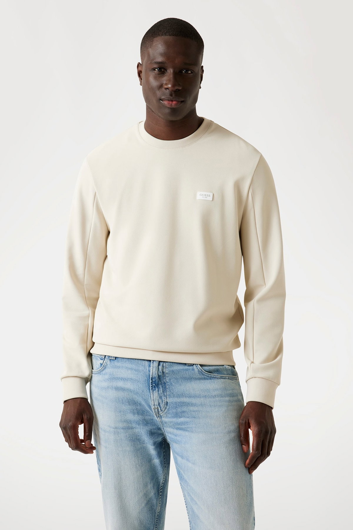 Guess Erkek Sweatshirt BEJ