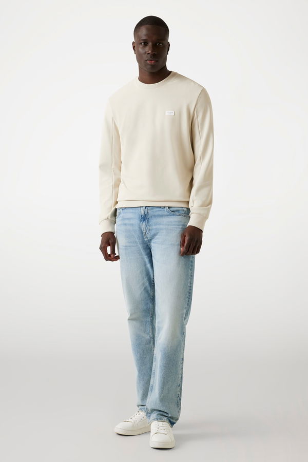 Guess Erkek Sweatshirt BEJ Guess Erkek Sweatshirt BEJ