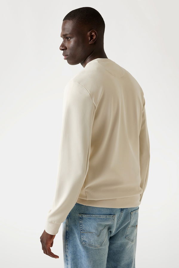 Guess Erkek Sweatshirt BEJ Guess Erkek Sweatshirt BEJ