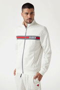 Guess Fermuarlı Erkek Sweatshirt Beyaz