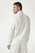 Guess Fermuarlı Erkek Sweatshirt Beyaz