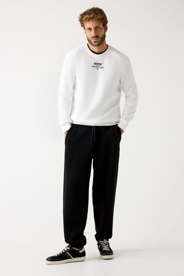 Guess Erkek Sweatshirt Beyaz Guess Erkek Sweatshirt Beyaz