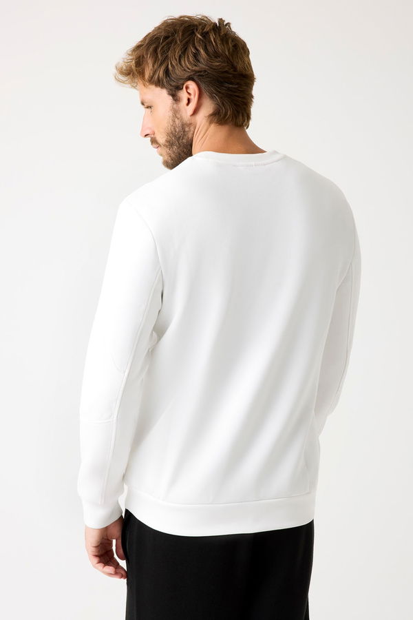 Guess Erkek Sweatshirt Beyaz Guess Erkek Sweatshirt Beyaz