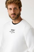 Guess Erkek Sweatshirt Beyaz Guess Erkek Sweatshirt Beyaz