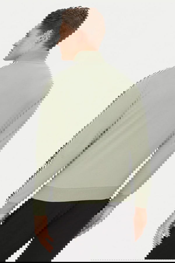 Guess Erkek Fermuarlı Sweatshirt HAKI