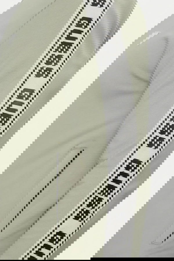 Guess Erkek Fermuarlı Sweatshirt HAKI