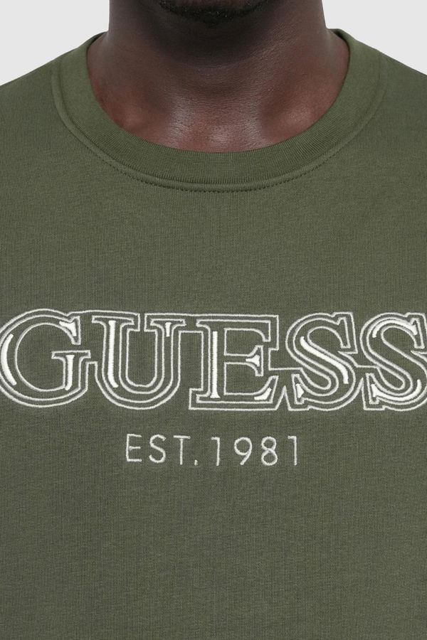 Guess Erkek Sweatshirt HAKI