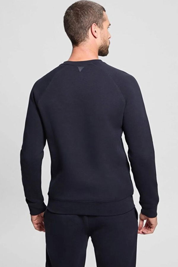 Guess Erkek Sweatshirt LACIVERT