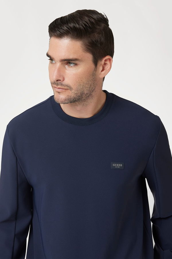 Guess Erkek Sweatshirt LACIVERT Guess Erkek Sweatshirt LACIVERT