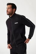 Guess Fermuarlı  Erkek Sweatshirt Siyah