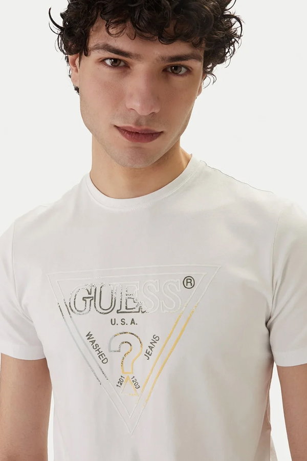 Guess Erkek T-shirt Beyaz