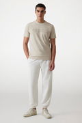 Guess Baskılı Erkek T-shirt KUM
