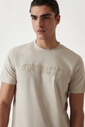 Guess Baskılı Erkek T-shirt KUM