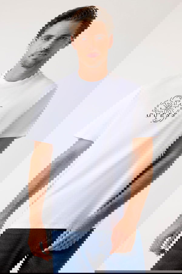 Guess Erkek T-shirt Beyaz