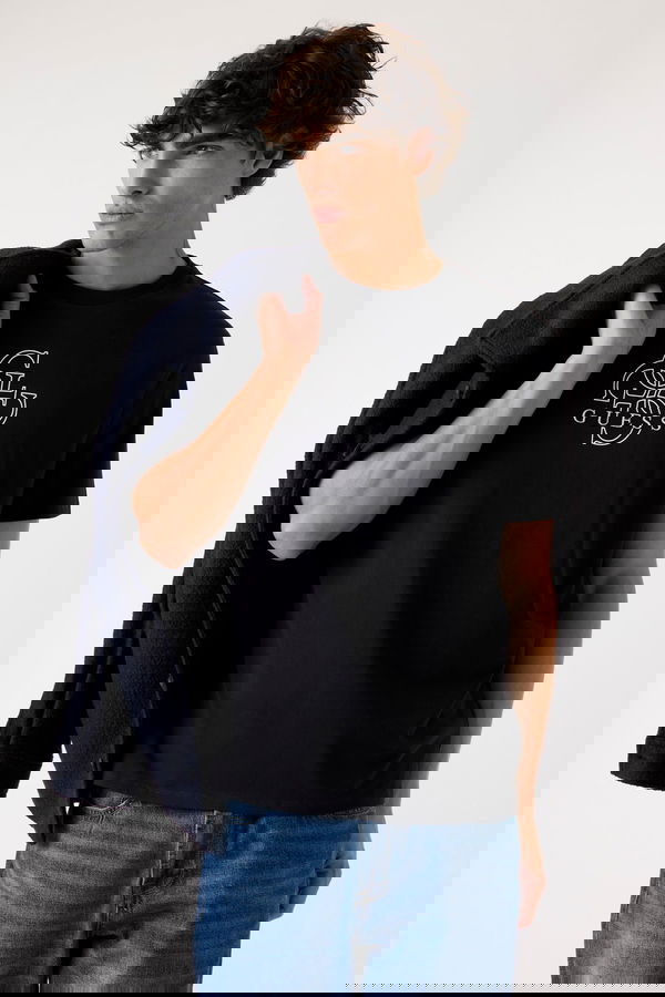 Guess Erkek T-shirt SIYAH